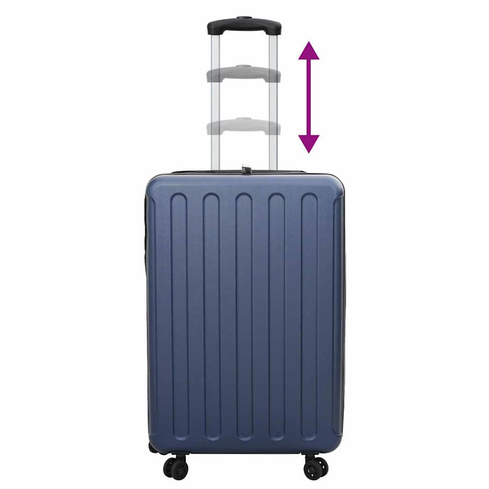Valiză cu blocare Albastru închis 50 x 30 x 76 cm Plastic ABS - WALTI WALTI