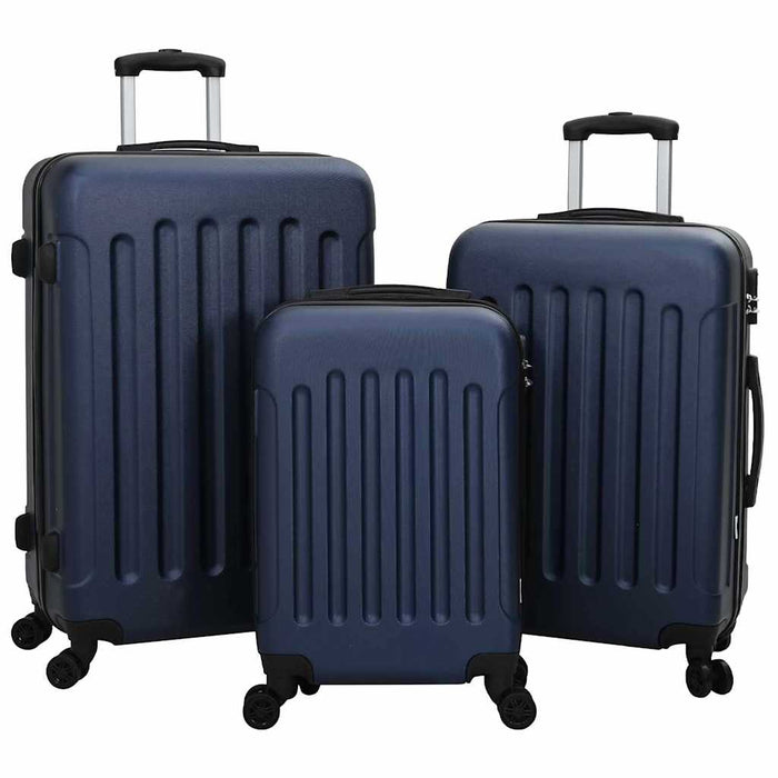 Valiză 3 pcs Albastru închis 50 x 31 x 78 cm Plastic ABS - WALTI WALTI
