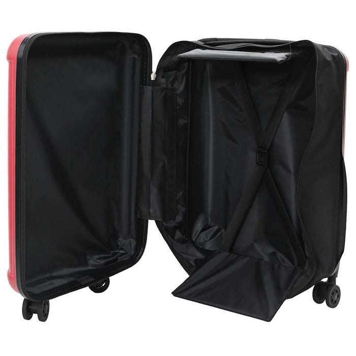 Valiză cu blocare Roșu 43 x 27 x 66 cm Plastic ABS - WALTI WALTI