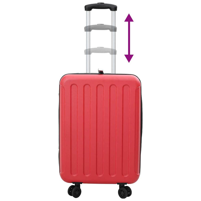 Valiză cu blocare Roșu 43 x 27 x 66 cm Plastic ABS - WALTI WALTI