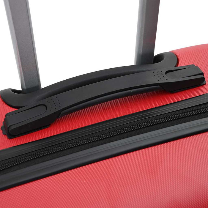 Valiză cu blocare 3 pcs Roșu 50 x 31 x 78 cm Plastic ABS - WALTI WALTI