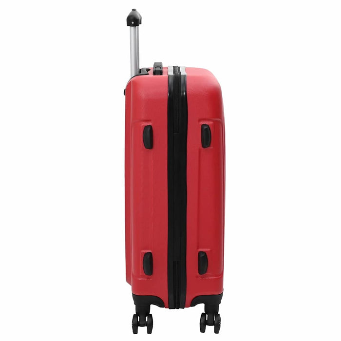 Valiză cu blocare 3 pcs Roșu 50 x 31 x 78 cm Plastic ABS - WALTI WALTI