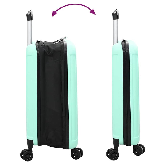 Valiză cu blocare Verde mentă 50 x 30 x 76 cm Plastic ABS - WALTI WALTI
