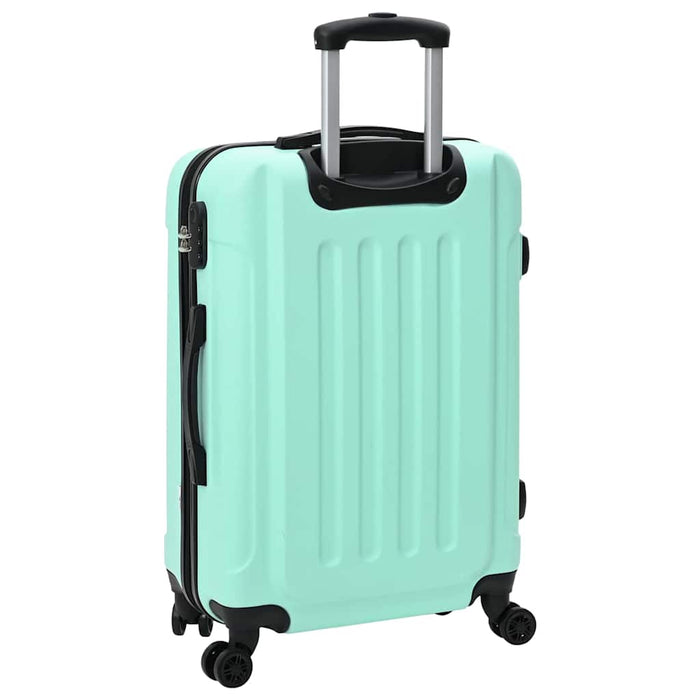 Valiză cu blocare 3 pcs Verde mentă 50 x 31 x 78 cm Plastic ABS - WALTI WALTI