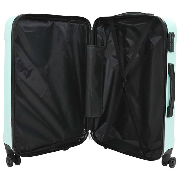 Valiză cu blocare 3 pcs Verde mentă 50 x 31 x 78 cm Plastic ABS - WALTI WALTI
