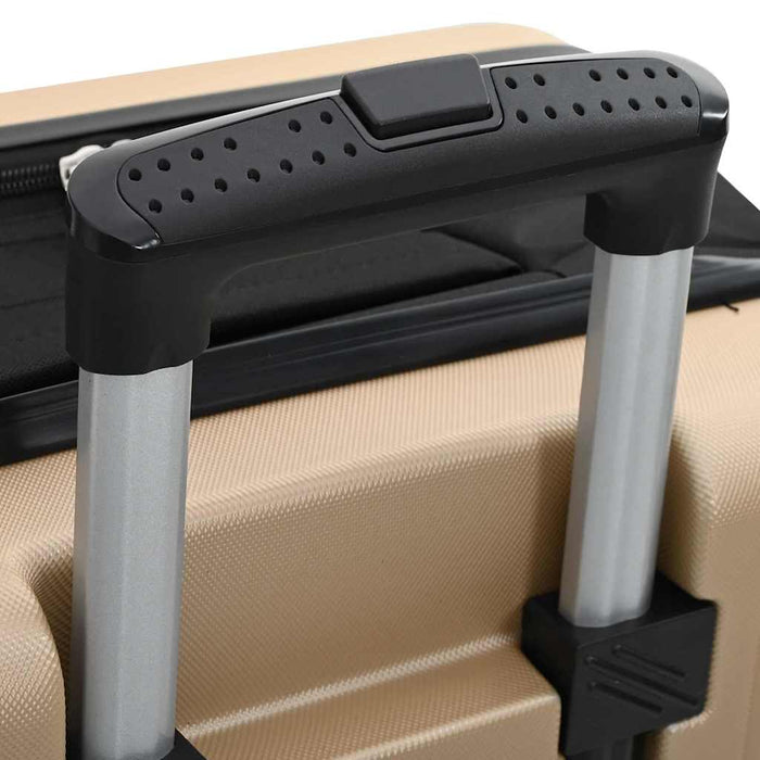 Valiză cu blocare Șampanie 34 x 23 x 55.5 cm Plastic ABS - WALTI WALTI