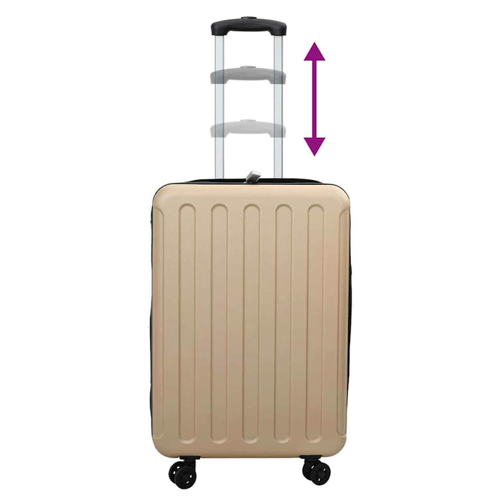Valiză cu blocare Șampanie 34 x 23 x 55.5 cm Plastic ABS - WALTI WALTI