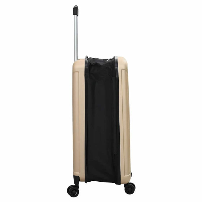 Valiză cu blocare Șampanie 34 x 23 x 55.5 cm Plastic ABS - WALTI WALTI