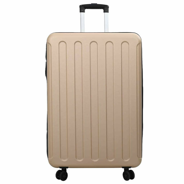 Valiză cu blocare Șampanie 50 x 30 x 76 cm Plastic ABS - WALTI WALTI