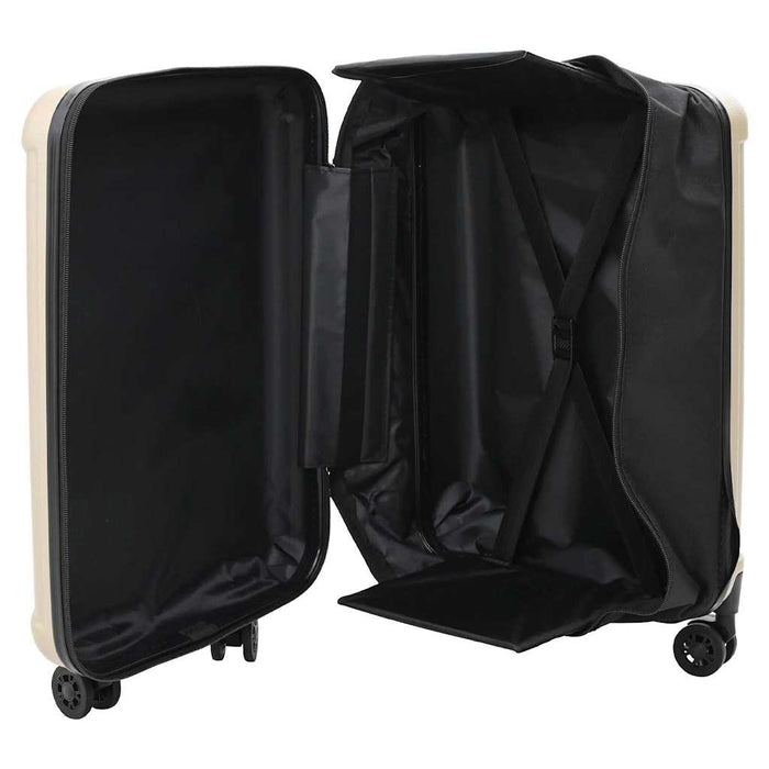 Valiză cu blocare Șampanie 50 x 30 x 76 cm Plastic ABS - WALTI WALTI