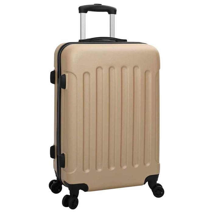 Valiză cu blocare 3 pcs Șampanie 50 x 31 x 78 cm Plastic ABS - WALTI WALTI