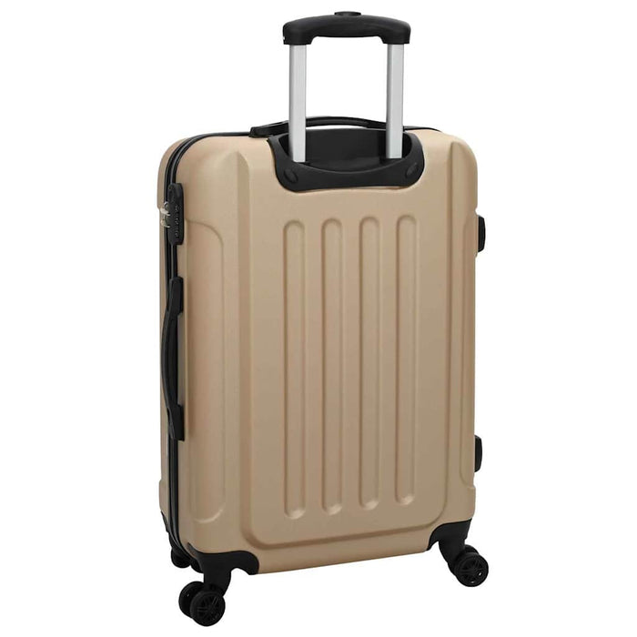 Valiză cu blocare 3 pcs Șampanie 50 x 31 x 78 cm Plastic ABS - WALTI WALTI