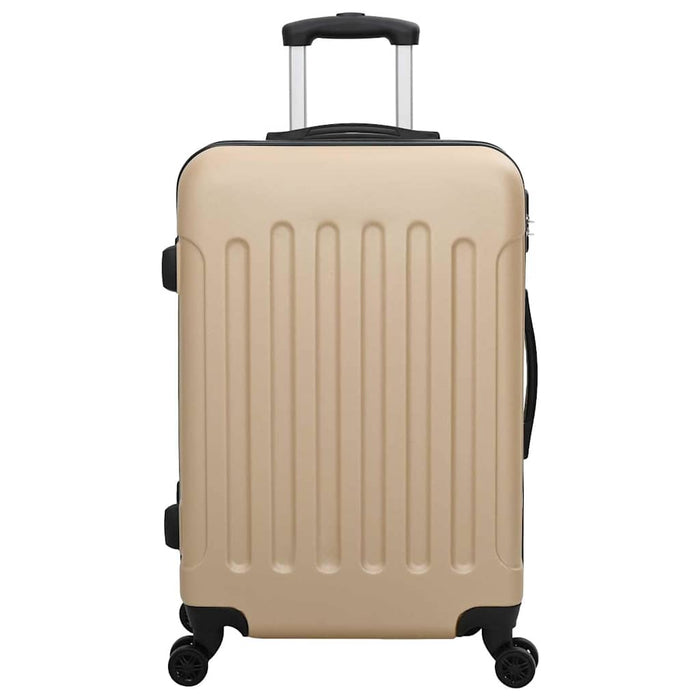 Valiză cu blocare 3 pcs Șampanie 50 x 31 x 78 cm Plastic ABS - WALTI WALTI