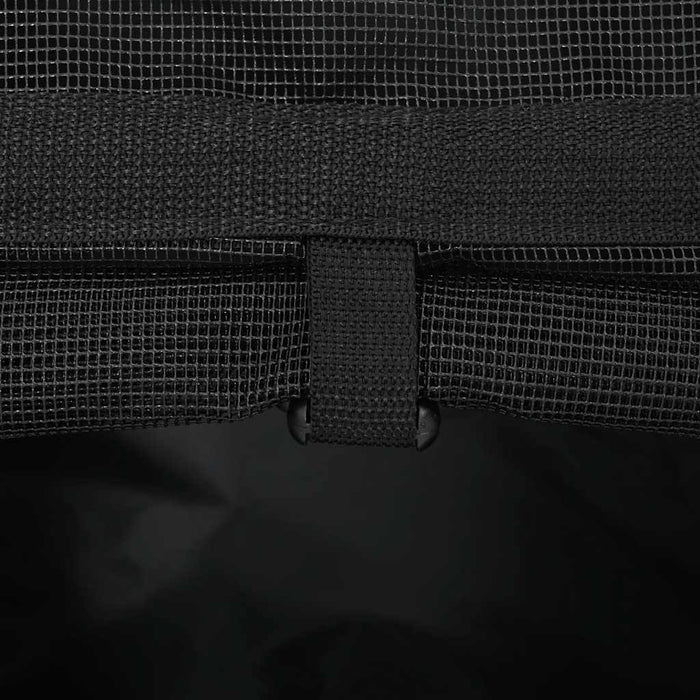 Cărucior pentru animale de companie 3 în 1, design albastru, 48x32x(57-106) cm, material Oxford WALTI
