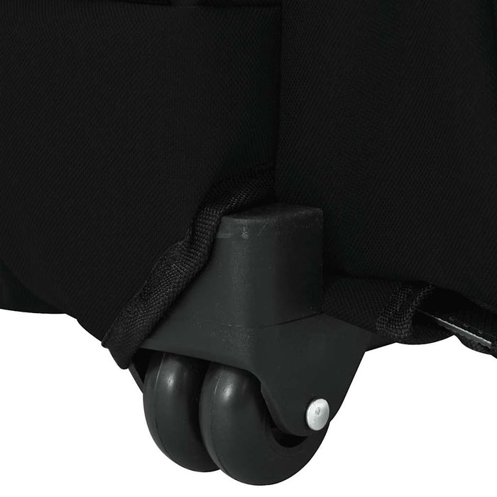 Cărucior pentru animale de companie, design 3 în 1, negru, 48x32x(57-106) cm, material Oxford WALTI