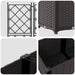 Vază pentru Grădină 2 buc. Maro 80 x 40 x 143 cm PP - WALTI WALTI
