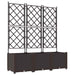 Vază pentru Grădină 3 pcs Maro 120 x 40 x 143 cm Plastic - WALTI WALTI