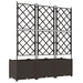 Vază pentru Grădină 3 pcs Maro 120 x 40 x 143 cm Plastic - WALTI WALTI
