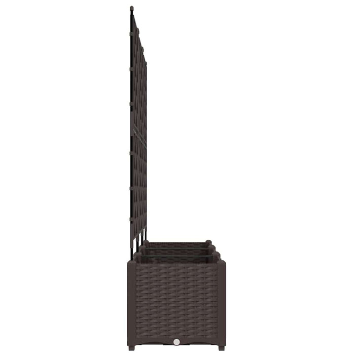 Vază pentru Grădină 3 pcs Maro 120 x 40 x 143 cm Plastic - WALTI WALTI
