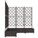 Vază pentru Grădină 5 pcs Maro 120 x 120 x 125,5 cm Plastic - WALTI WALTI
