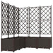 Vază pentru Grădină 5 pcs Maro 120 x 120 x 143 cm Plastic - WALTI WALTI