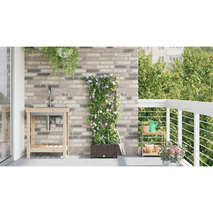Vază pentru Grădină Maro 40 x 40 x 126 cm Plastic - WALTI WALTI