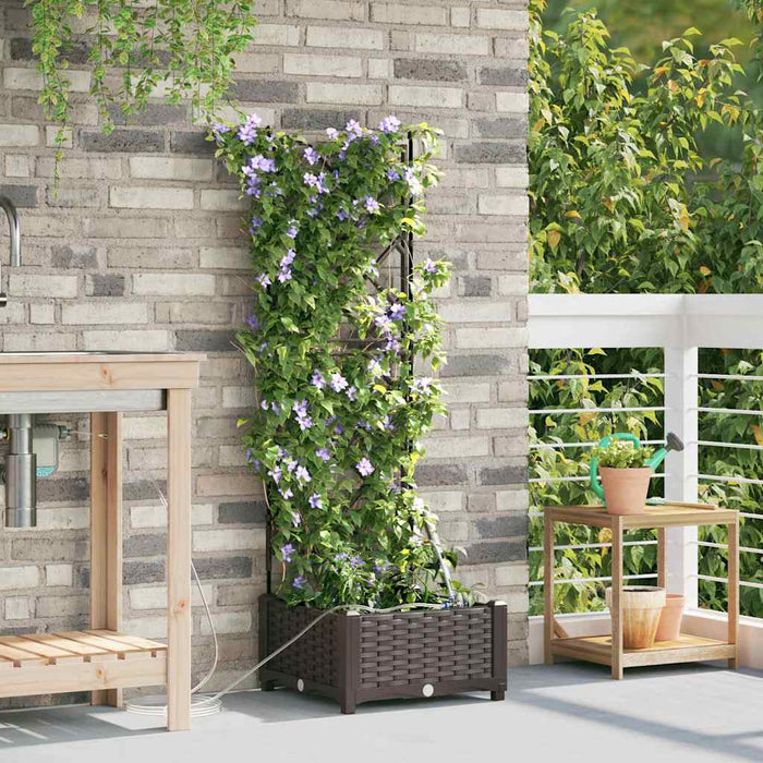 Vază pentru Grădină Maro 40 x 40 x 126 cm Plastic - WALTI WALTI