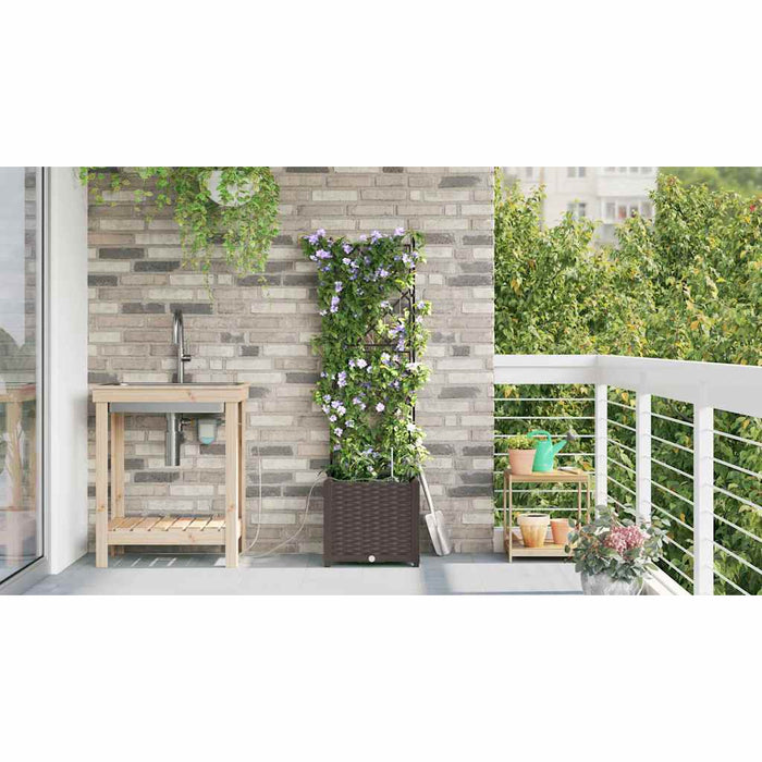 Vază pentru Grădină Maro 40 x 40 x 142 cm Plastic - WALTI WALTI