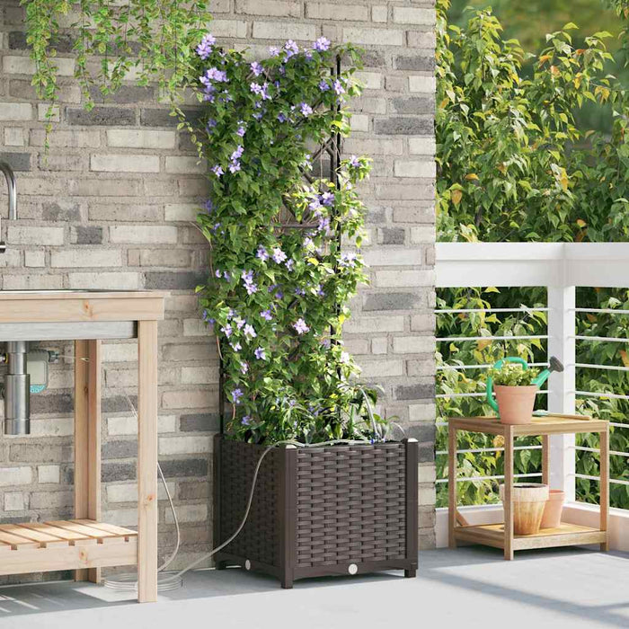 Vază pentru Grădină Maro 40 x 40 x 142 cm Plastic - WALTI WALTI