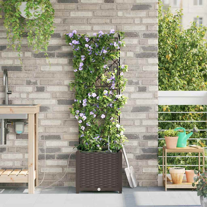 Vază pentru Grădină Maro 40 x 40 x 142 cm Plastic - WALTI WALTI