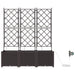 Vază pentru Grădină 3 pcs Maro Plastic - WALTI WALTI