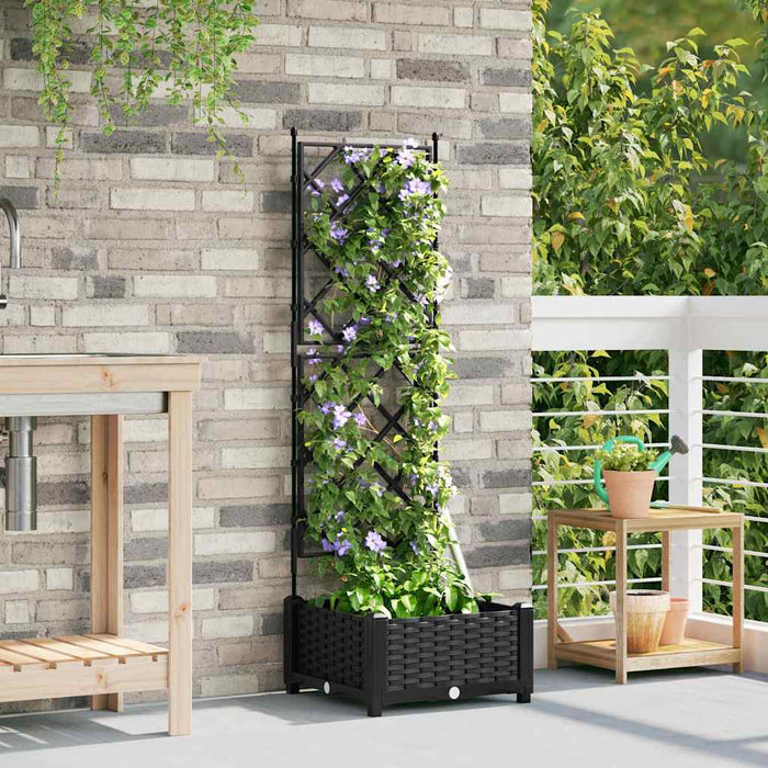 Vază pentru Grădină Negru 40 x 40 x 125,5 cm Plastic - WALTI WALTI