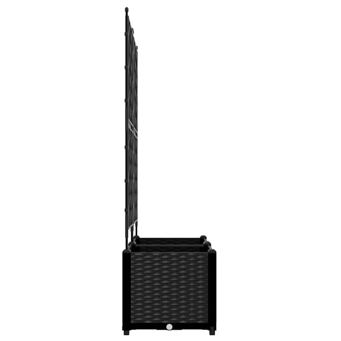 Vază pentru Grădină 2 pcs Negru 80 x 40 x 143 cm Plastic - WALTI WALTI