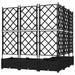 Vază pentru Grădină 5 pcs Negru 120 x 120 x 125,5 cm Plastic - WALTI WALTI
