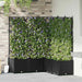 Vază pentru Grădină 5 pcs Negru 120 x 120 x 143 cm Plastic - WALTI WALTI