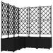 Vază pentru Grădină 5 pcs Negru 120 x 120 x 143 cm Plastic - WALTI WALTI