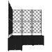 Vază pentru Grădină 5 pcs Negru 120 x 120 x 143 cm Plastic - WALTI WALTI