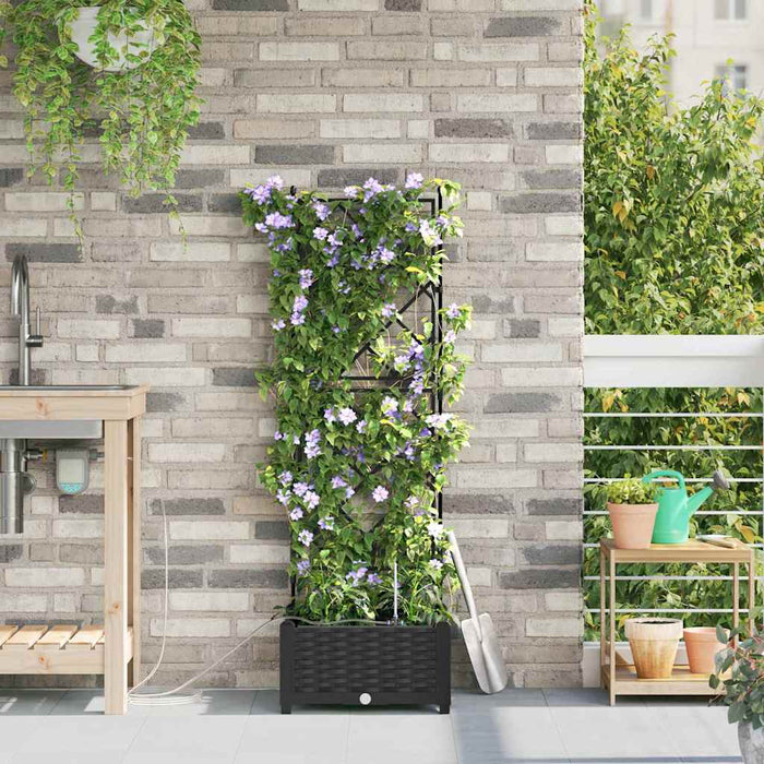 Vază pentru Grădină Negru 40 x 40 x 126 cm Plastic - WALTI WALTI