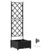 Vază pentru Grădină Negru 40 x 40 x 126 cm Plastic - WALTI WALTI