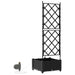 Vază pentru Grădină Negru 40 x 40 x 126 cm Plastic - WALTI WALTI