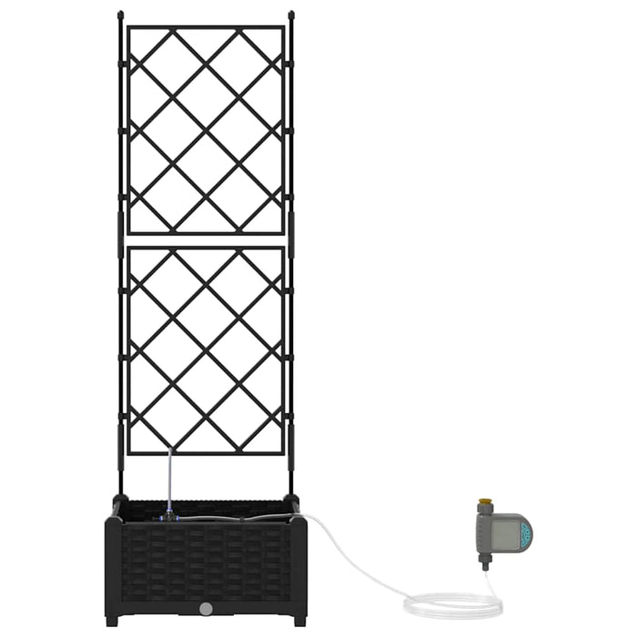 Vază pentru Grădină Negru 40 x 40 x 126 cm Plastic - WALTI WALTI