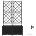 Vază pentru Grădină 2 pcs Negru Plastic - WALTI WALTI