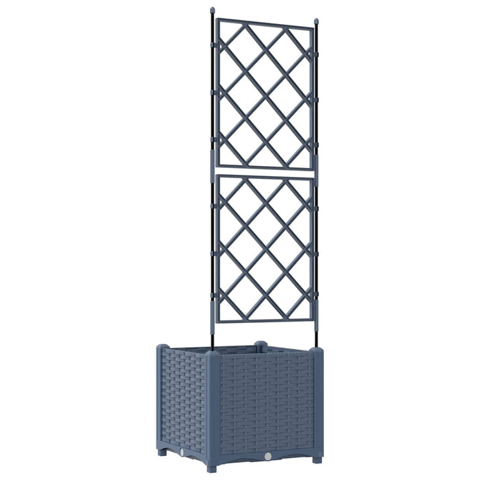 Vază pentru Grădină Gri 40 x 40 x 143 cm PP - WALTI WALTI