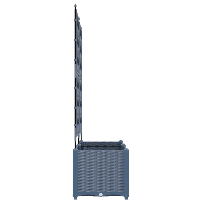 Vază pentru Grădină 2 buc. Gri 80 x 40 x 143 cm PP - WALTI WALTI