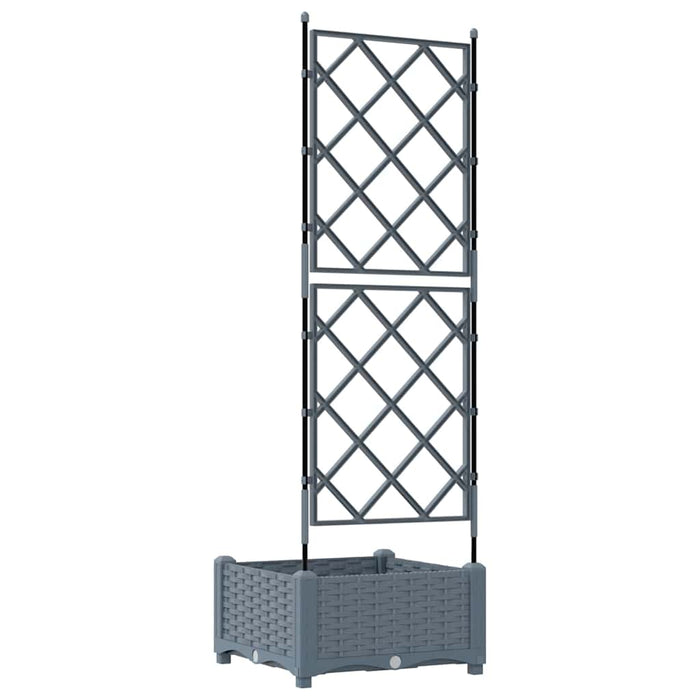 Vază pentru Grădină Gri Deschis 40 x 40 x 125,5 cm PP - WALTI WALTI