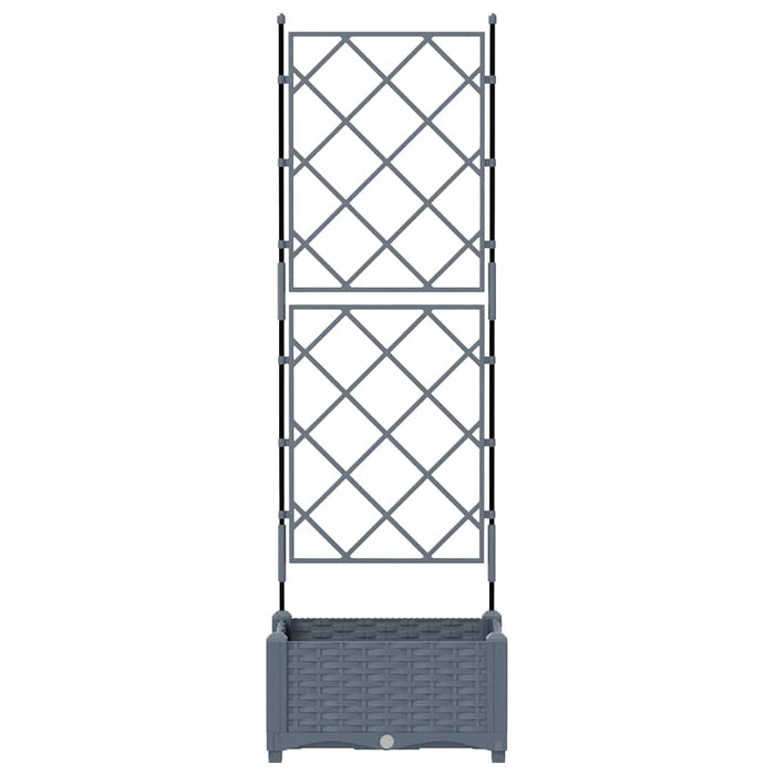 Vază pentru Grădină Gri Deschis 40 x 40 x 125,5 cm PP - WALTI WALTI