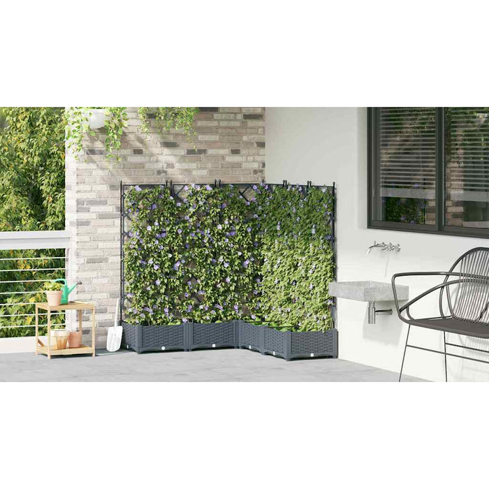 Vază pentru Grădină 5 pcs Gri Deschis 120 x 120 x 125,5 cm - WALTI WALTI