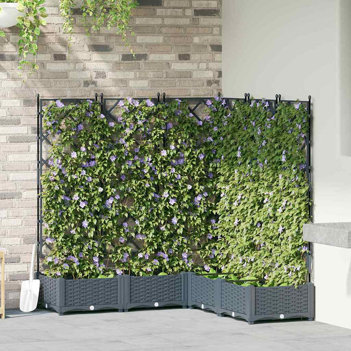 Vază pentru Grădină 5 pcs Gri Deschis 120 x 120 x 125,5 cm - WALTI WALTI