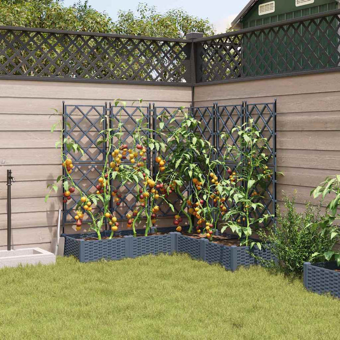 Vază pentru Grădină 5 pcs Gri Deschis 120 x 120 x 125,5 cm - WALTI WALTI