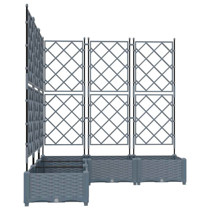 Vază pentru Grădină 5 pcs Gri Deschis 120 x 120 x 125,5 cm - WALTI WALTI